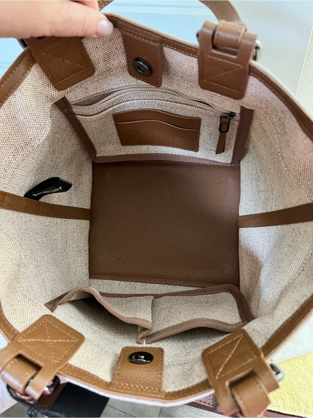 Botkier Warren Bite Size Linen Satchel Tote
